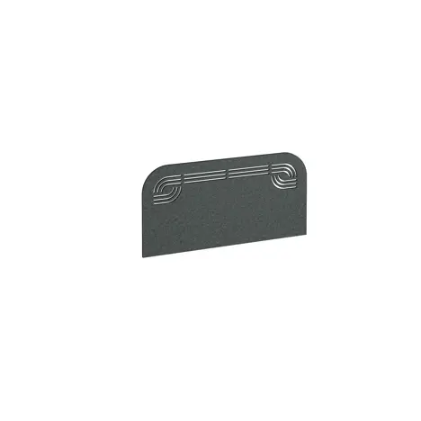 Offset Acoustic Desktop Screen - 800mm - Moonlight Grey